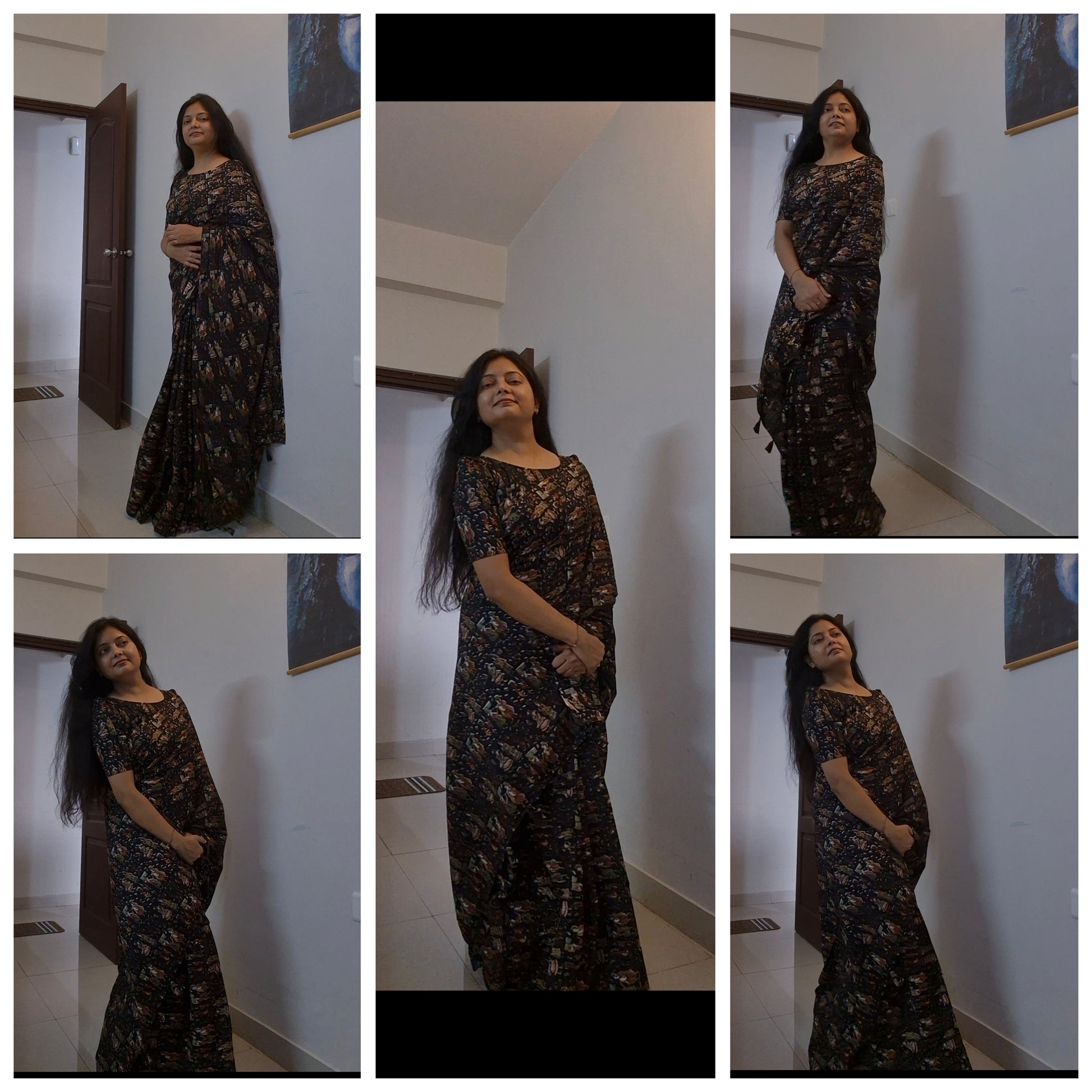 2 mins Comfy ready to wear Sari blouse.